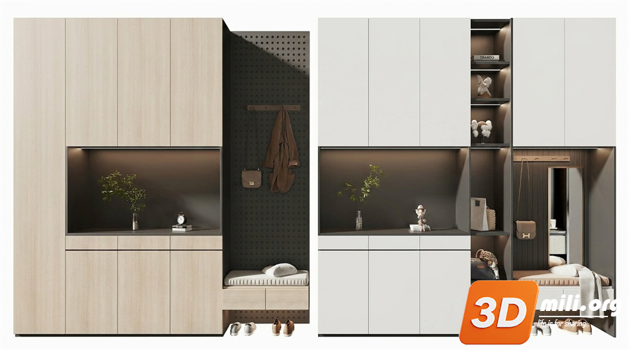 Shoe cabinet Skp Files